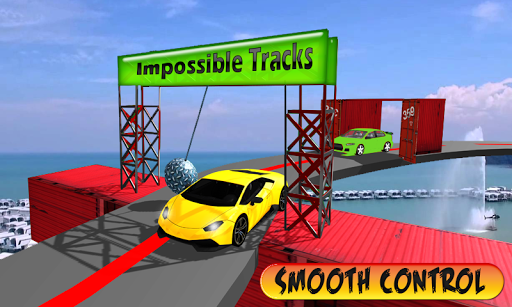Impossible Tracks Stunt Car Race Games - Gameplay image of android game