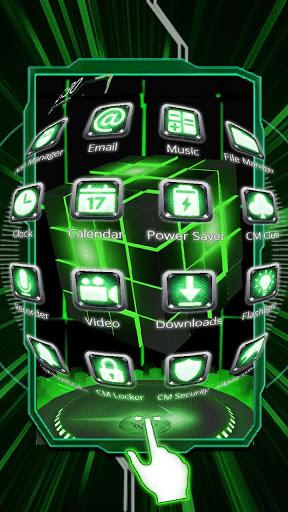 Alien Tech Cube 3D - Image screenshot of android app