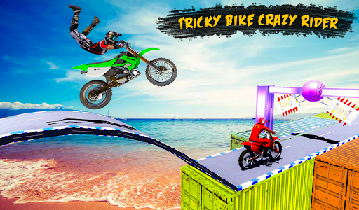 Stunt Bike Racing Game Offline - Gameplay image of android game