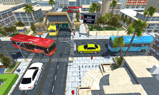 Offroad Bus Driving Game: Bus Simulator - Gameplay image of android game