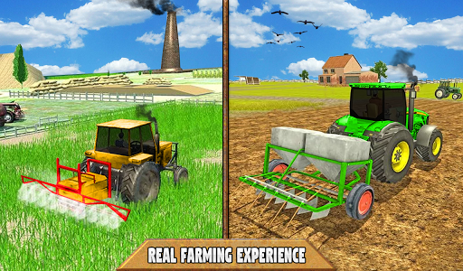 Real Farming Simulator Game - Gameplay image of android game