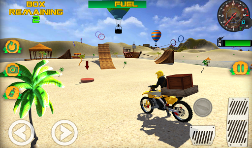 Motocross Beach Bike Games 3D - Gameplay image of android game