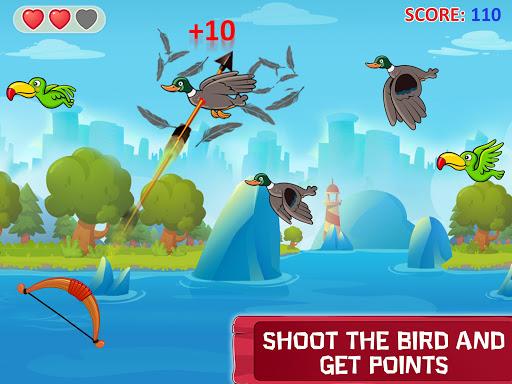 Archery Bird Hunter - Duck Hunting Games - Gameplay image of android game