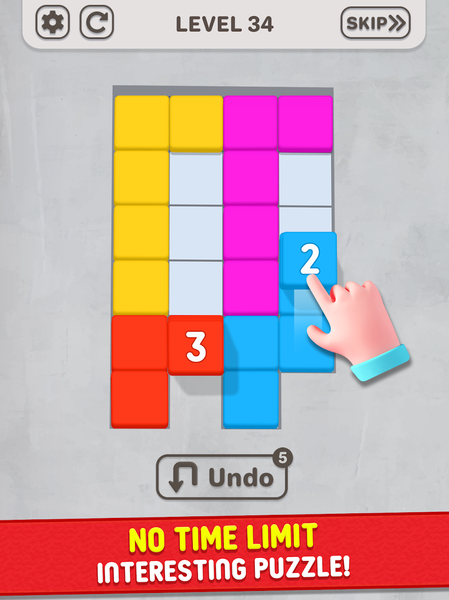 Stack Blocks ۳d - Block Puzzle - عکس بازی موبایلی اندروید