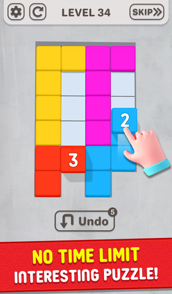 Stack Blocks ۳d - Block Puzzle - عکس بازی موبایلی اندروید