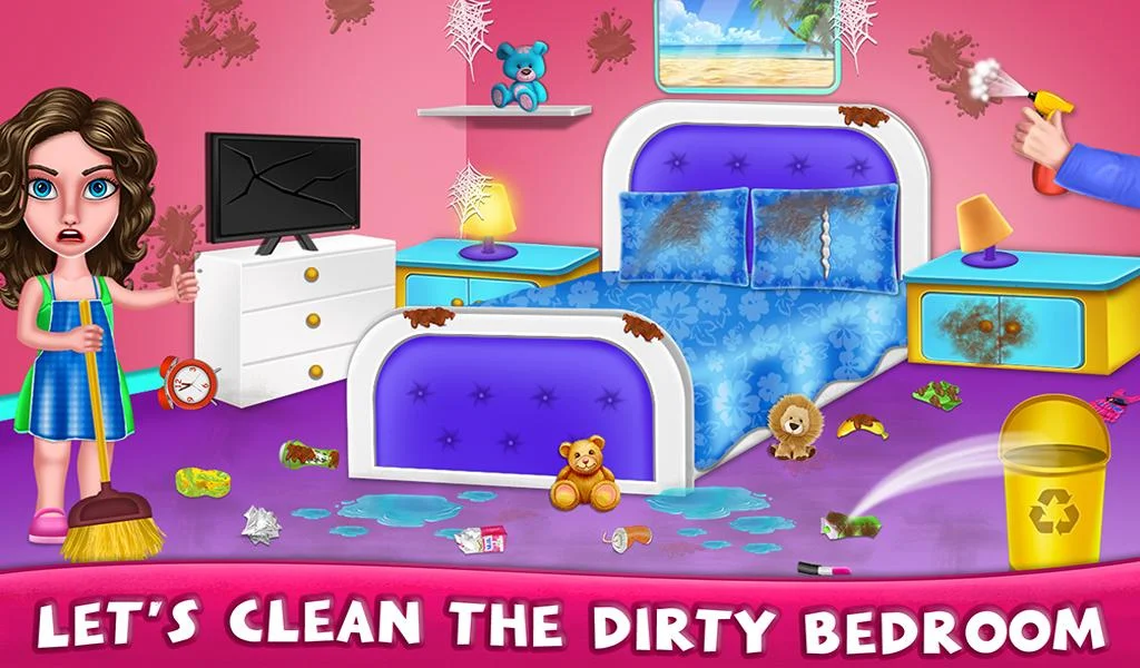 Home Cleaning Game: Home Clean - عکس بازی موبایلی اندروید