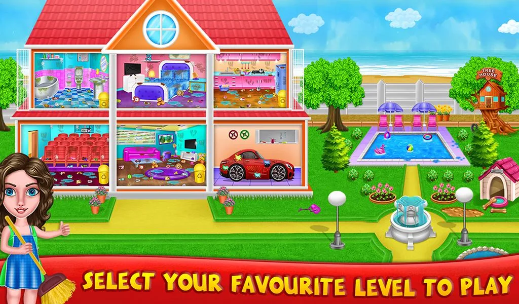 Home Cleaning Game: Home Clean - Gameplay image of android game