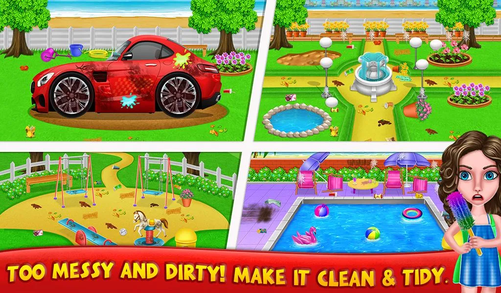 Home Cleaning Game: Home Clean - عکس بازی موبایلی اندروید