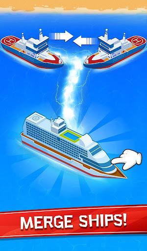 Merge Ship - Idle Tycoon Game - Gameplay image of android game