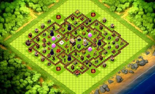 Maps of cOc | Base Layout & maps for player of coc - Image screenshot of android app