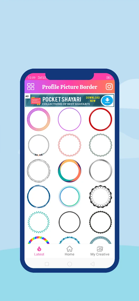 Profile Picture Border - Image screenshot of android app