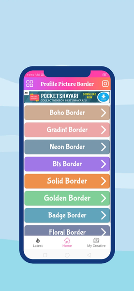 Profile Picture Border - Image screenshot of android app