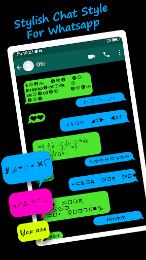 Chat Style - Text Changer - Image screenshot of android app