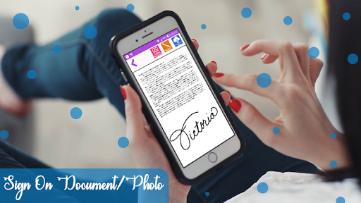 Digital Signature - Electronic - Image screenshot of android app