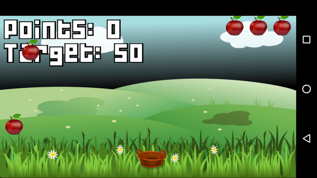 Fruit Rain - Catch fruits - Gameplay image of android game