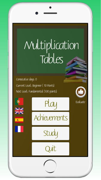 Multiplication table - Gameplay image of android game