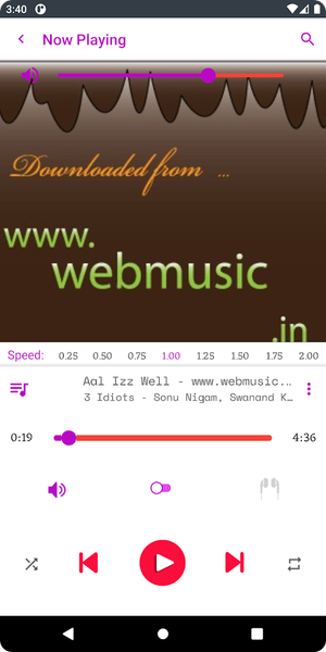 MusicPlayer Beta - عکس برنامه موبایلی اندروید