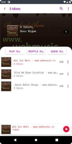 MusicPlayer Beta - Image screenshot of android app