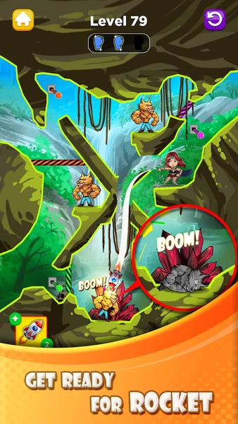 Punch Monster Hero - Gameplay image of android game
