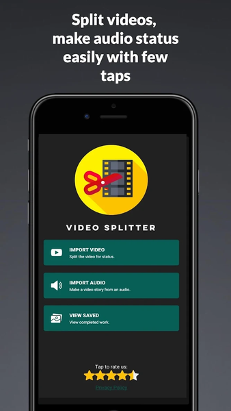 Video Splitter for WhatsApp - عکس برنامه موبایلی اندروید