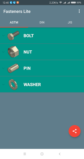 Fastener Lite - Image screenshot of android app