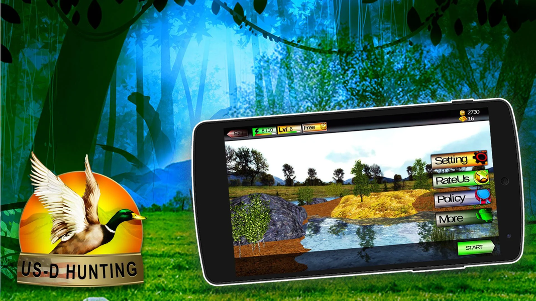 AMERICAN DUCK HUNTING SEASON - Gameplay image of android game