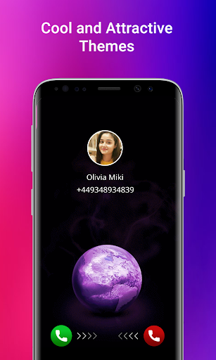 Color Call Screen Themes - Image screenshot of android app