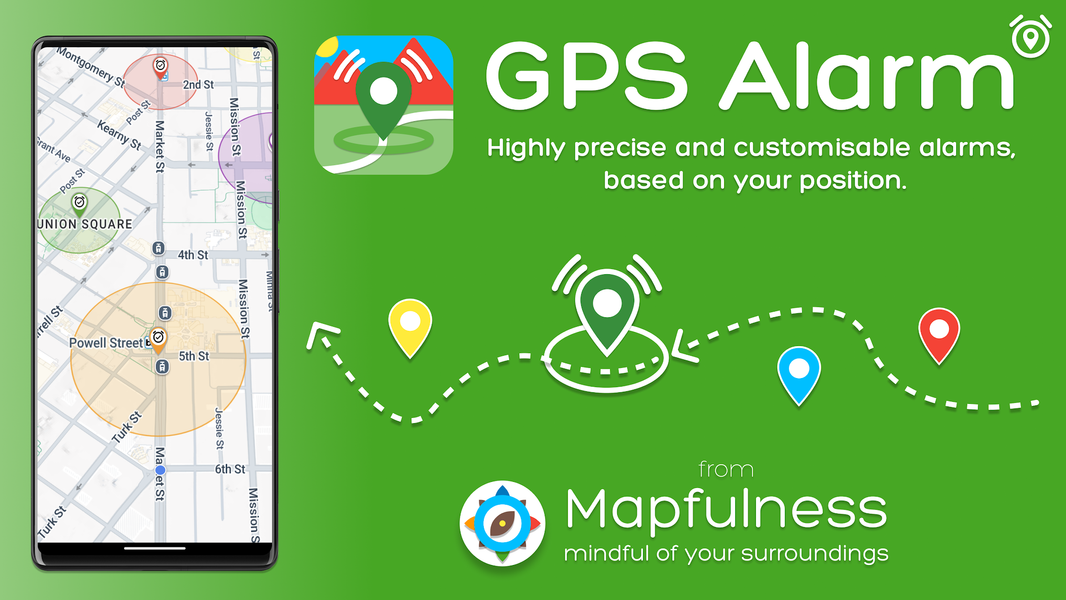 GPS Alarm - Location Reminder - Image screenshot of android app