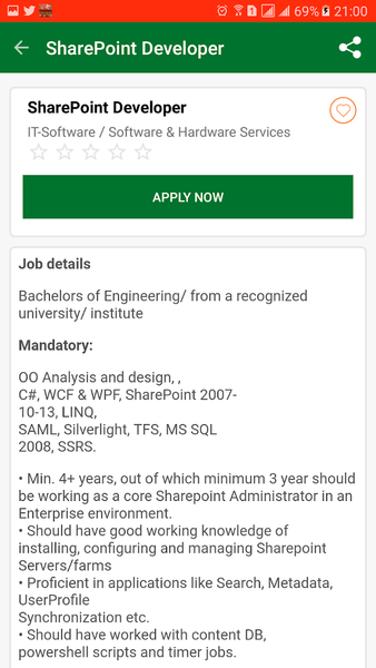 Jobs in Dubai - UAE Jobs - Image screenshot of android app