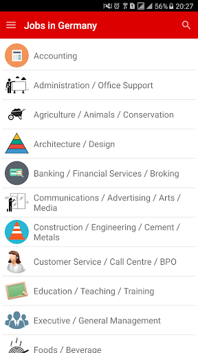 Jobs in Germany - Deutschland - Image screenshot of android app