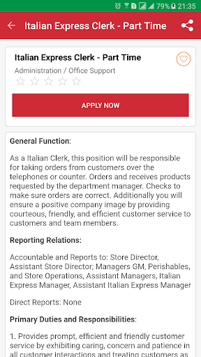 Jobs in Italy - Image screenshot of android app