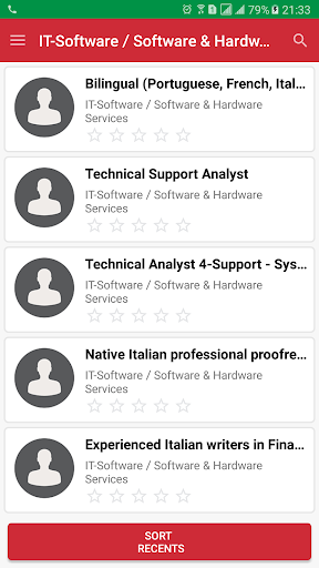 Jobs in Italy - Image screenshot of android app