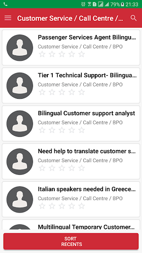 Jobs in Italy - Image screenshot of android app
