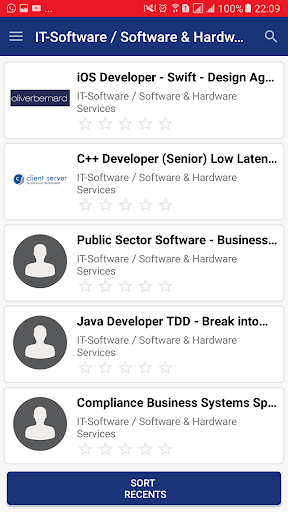 Jobs in London - UK - Image screenshot of android app