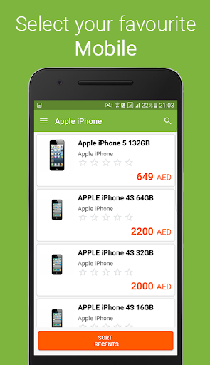 Mobile Deals & Prices in Dubai - عکس برنامه موبایلی اندروید