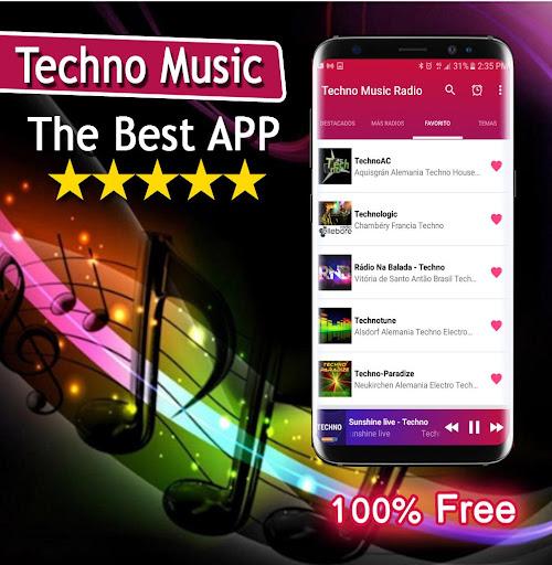 Techno Music Radio - عکس برنامه موبایلی اندروید