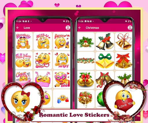 Romantic Love Stickers - Image screenshot of android app