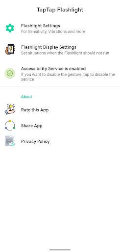 TapTap Flashlight - Android 11 - Image screenshot of android app
