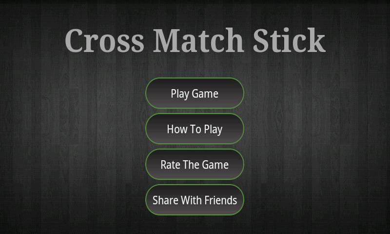 Cross Match Stick - Gameplay image of android game