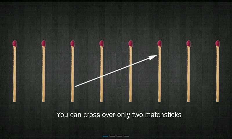 Cross Match Stick - Gameplay image of android game