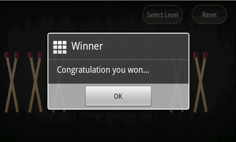 Cross Match Stick - Gameplay image of android game