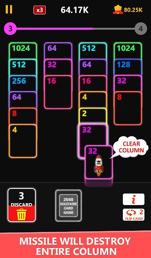 2048 Card Game - 2048 Zen Card - Gameplay image of android game