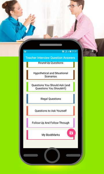 Teacher Interview Guide - عکس برنامه موبایلی اندروید