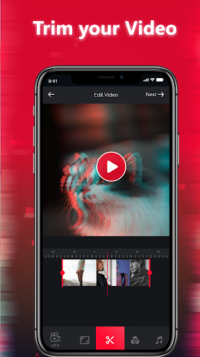 Glitch Video Editor - عکس برنامه موبایلی اندروید