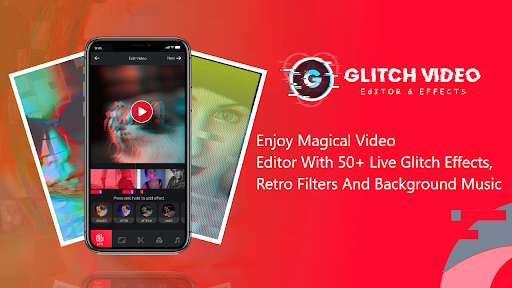 Glitch Video Editor - عکس برنامه موبایلی اندروید