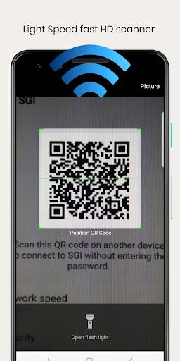 WiFi QrCode Password scanner - Image screenshot of android app