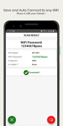 WiFi QrCode Password scanner - عکس برنامه موبایلی اندروید