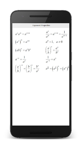 All Math Formulas - عکس برنامه موبایلی اندروید