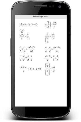 All Math Formulas - Image screenshot of android app