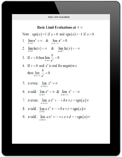 All Math Formulas - عکس برنامه موبایلی اندروید